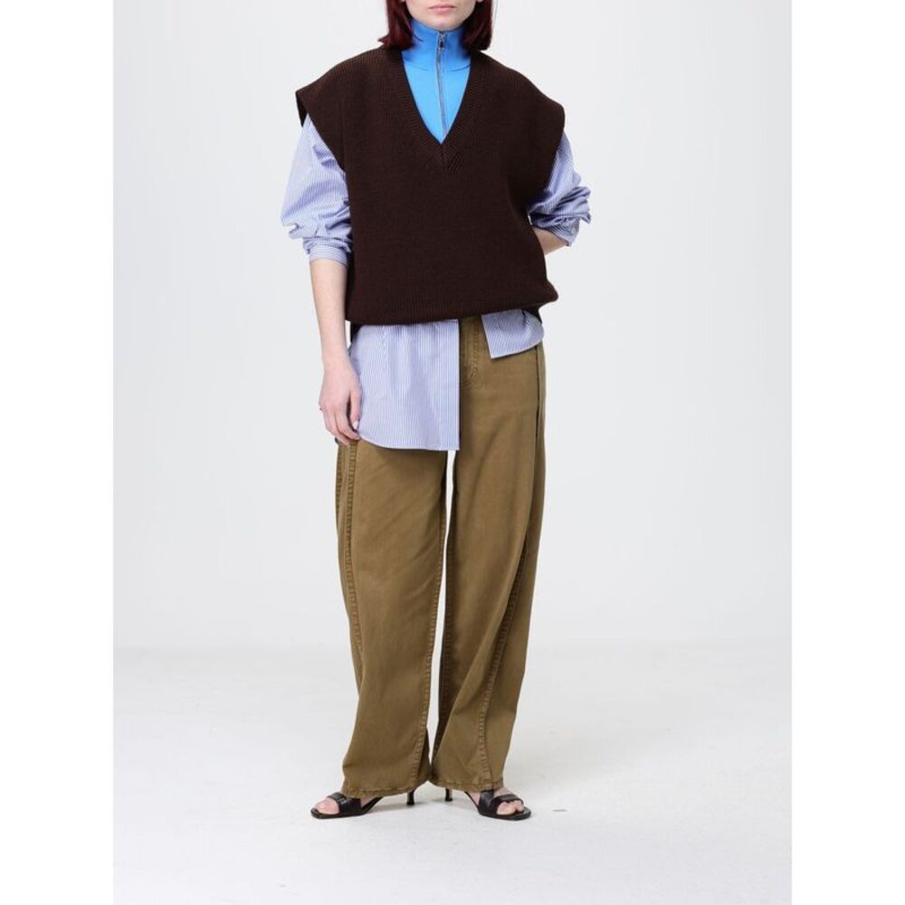 Tibi Pants Woman Brown - Picture 2 of 3